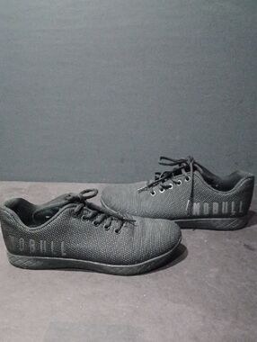 NOBULL Men's Black Trainer Sneakers Sz 7 Womens Sz 8.5 Pre-owned